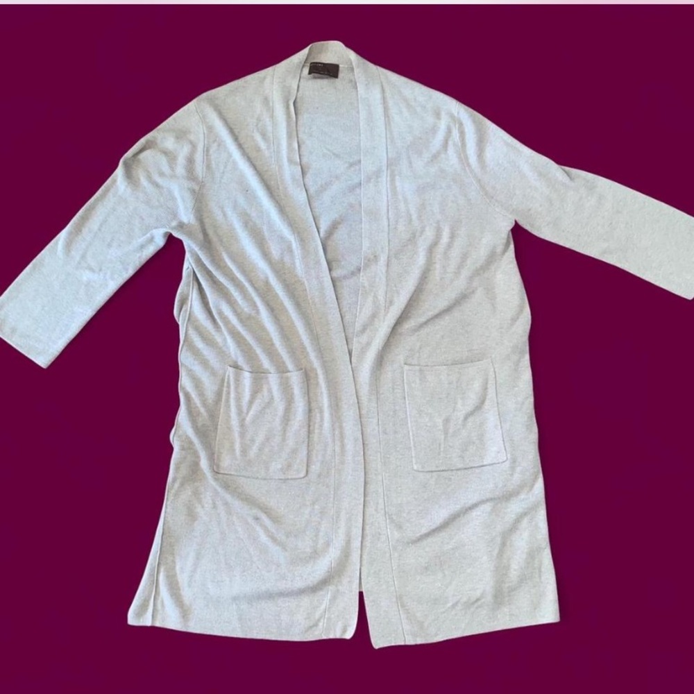 Kerisma Beige Gray Knit Cardigan